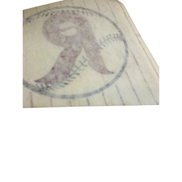 1980s 29 Inch Reading Phillies Pennant Souvenir Felt Flag Baseball - Picture 8 of 8